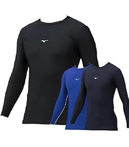 Amazon.co.jp: MIZUNO バイオギア・アンダーシャツ ローネック・七分袖